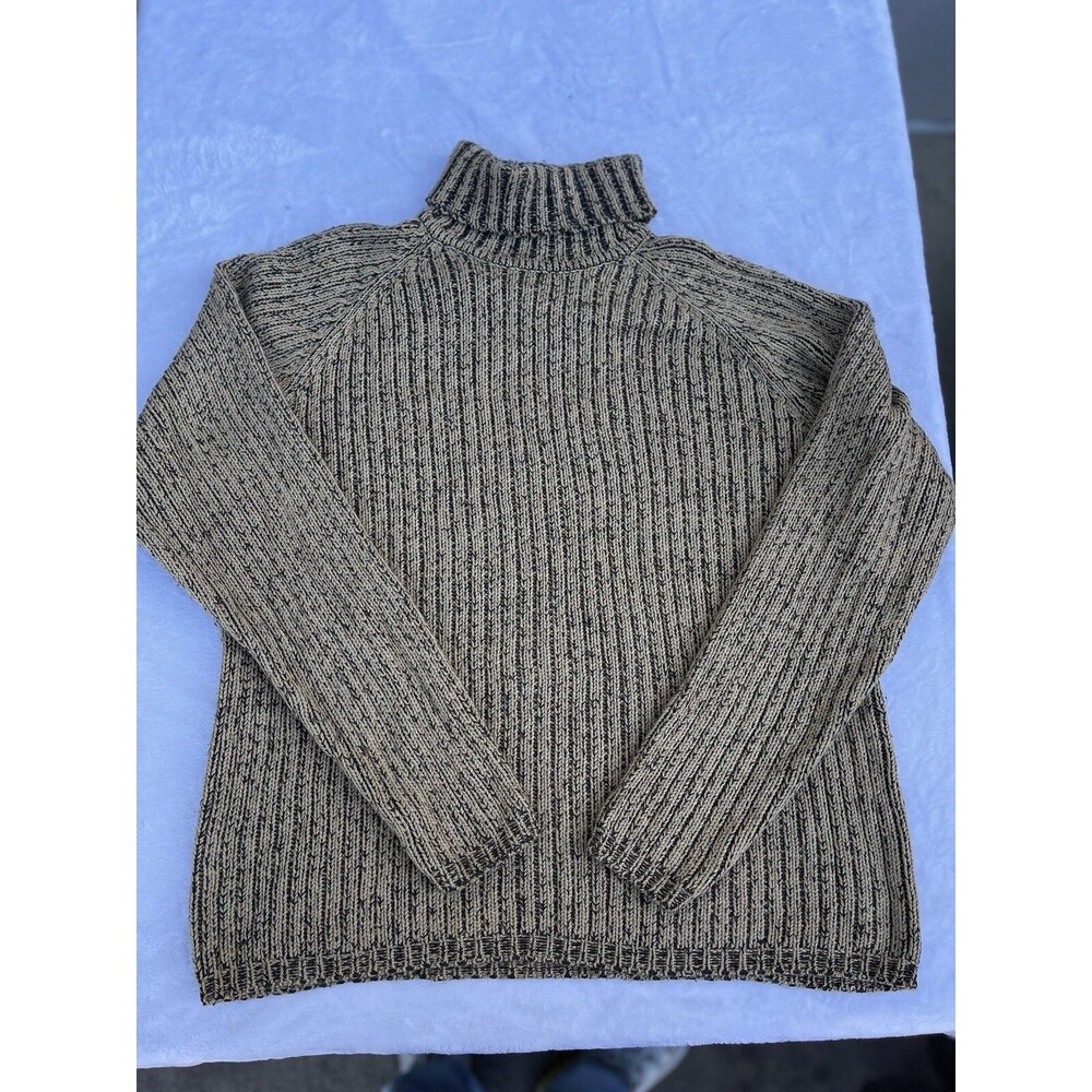 Anthology Silk Angora Knit Turtle Neck Sweater Large